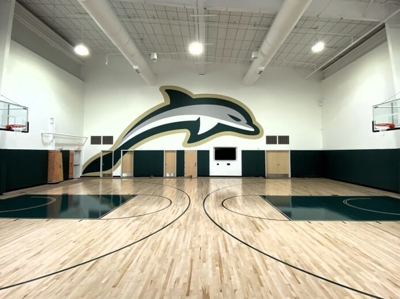 JU Basketball Facility interior vinyl Photo
